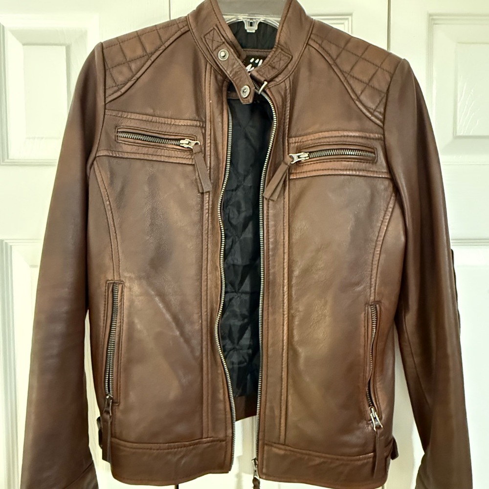 Men's Brown Leather Jacket